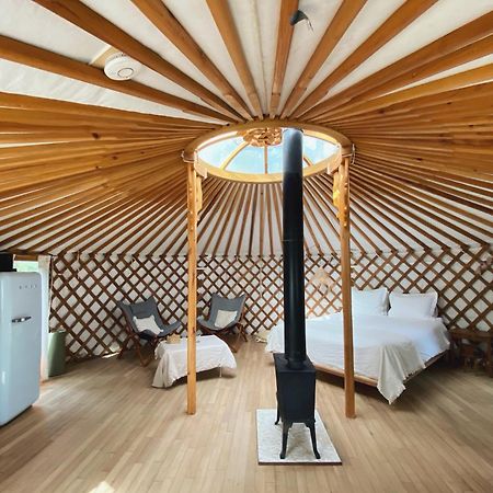 Ons Yurt Huisje In Het Bos Hollandsche Rading Kültér fotó