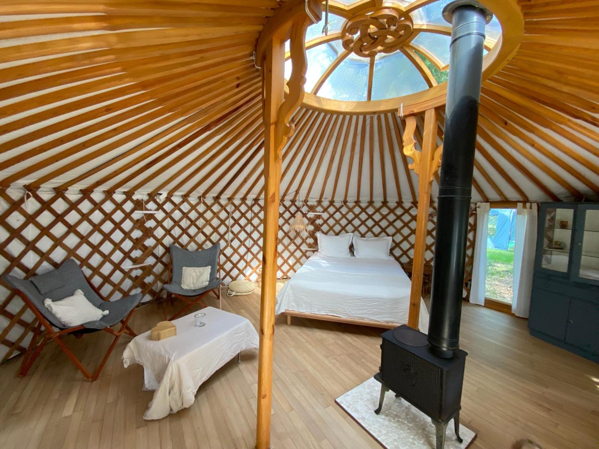 Ons Yurt Huisje In Het Bos Hollandsche Rading Kültér fotó