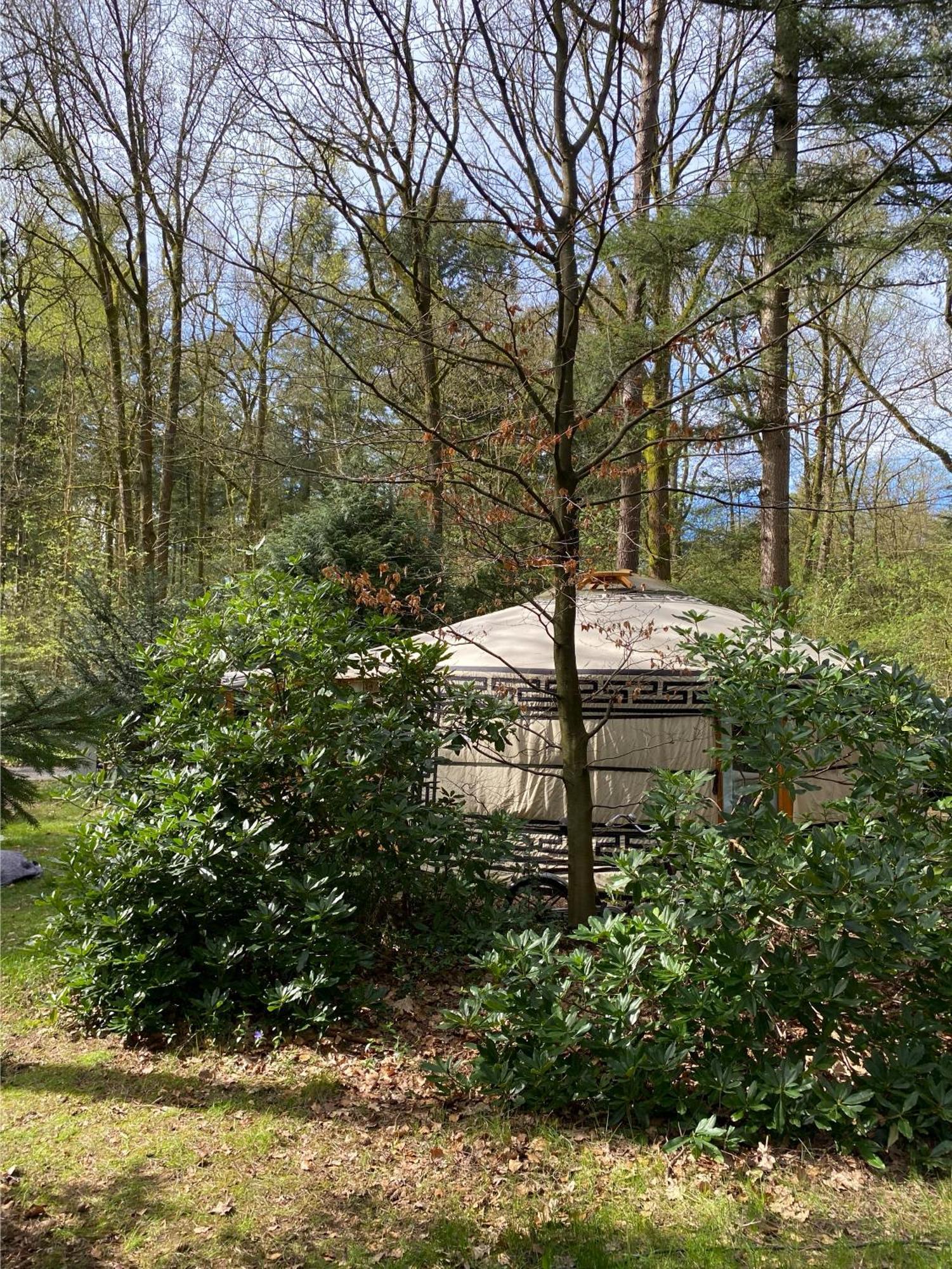 Ons Yurt Huisje In Het Bos Hollandsche Rading Kültér fotó